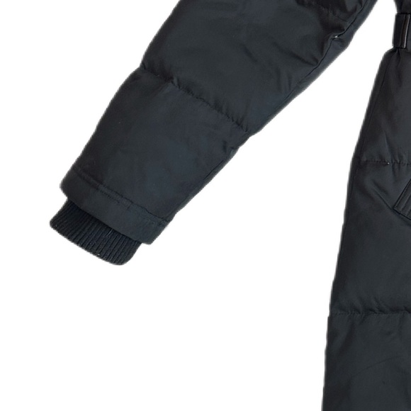 #15 VINCE CAMUTO ~ Long Black Puffer Jacket with Faux Fur Collar and Hood size L - Picture 10 of 12